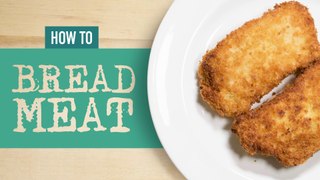 How to Bread Meat so the Breading Won't Fall Off
