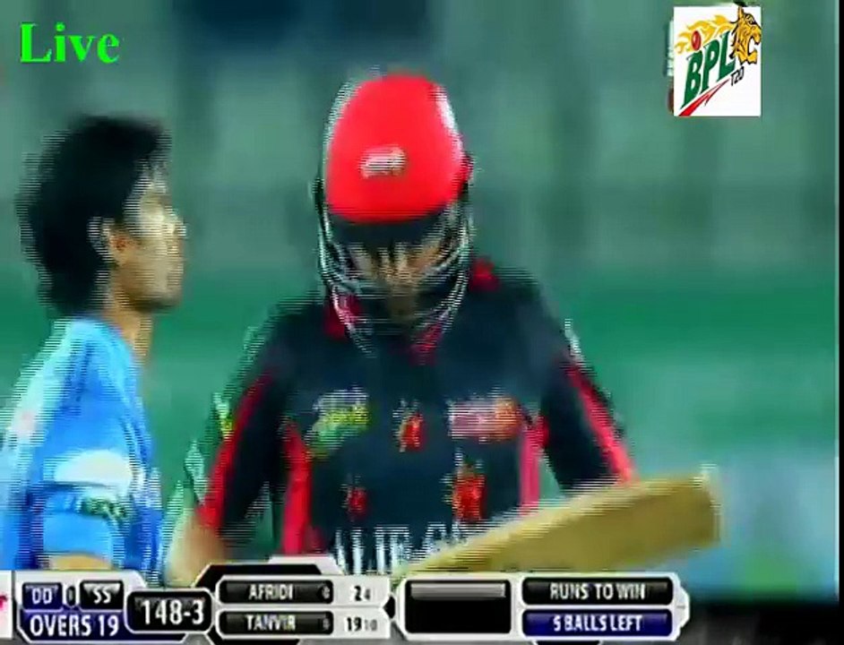 BPL T20 “Afridi 6 to 6” - win to the Sylhat Superstar