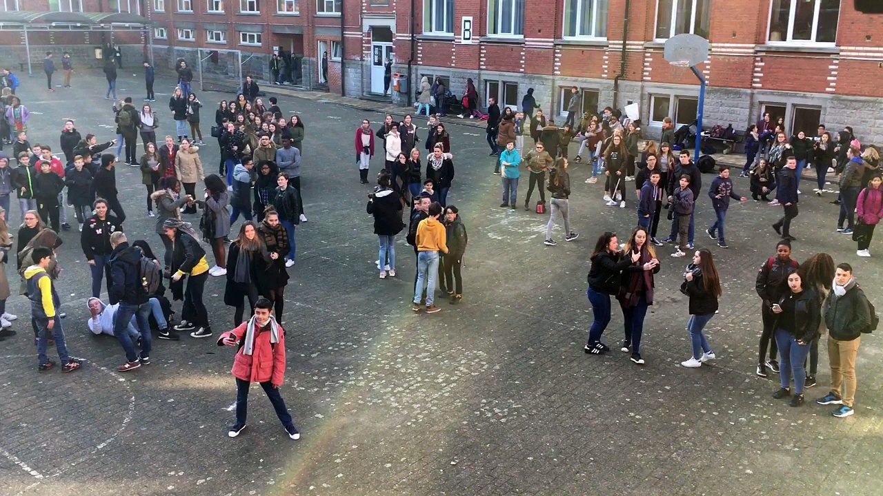 Mannequin challenge à St-Ferdinand à Jemappes