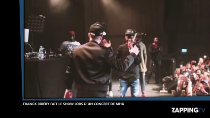 Franck Ribéry se lâche totalement lors d’un concert du rappeur MHD (Vidéo)