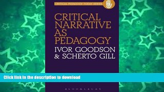 FAVORIT BOOK Critical Narrative as Pedagogy (Critical Pedagogy Today) READ PDF BOOKS ONLINE