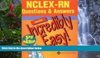 Online Springhouse NCLEX-RNÂ® Questions   Answers Made Incredibly Easy! (Incredibly Easy!