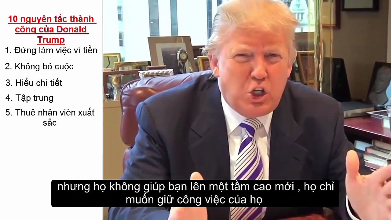 Donald Trump - 10 nguyên tắc để thành công của Donald Trump