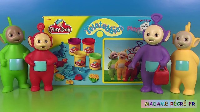Teletubbies Play Doh Playset Pâte à modeler les Télétubbies Tinky-Winky, Po, Dipsy, Laa-Laa