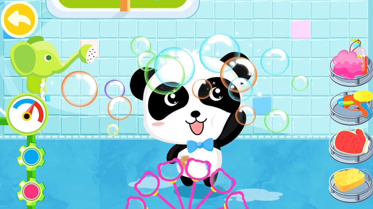 목욕놀이 #한글 공부 #아기 게임 #연구 단어 #교육 게임