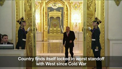 Putin says Russia not 'looking for enemies'