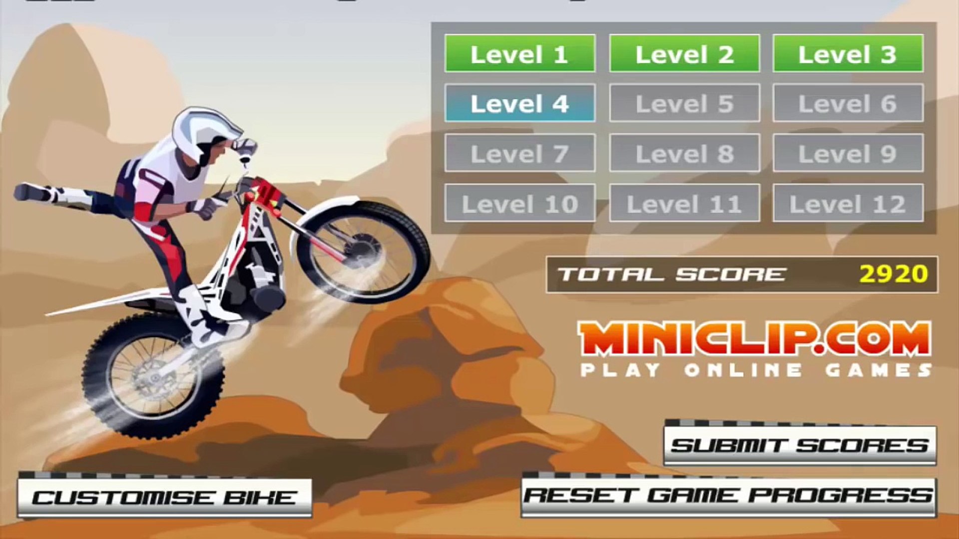Motor Trial Fest - Motocross Games -Miniclip Online Games - Videos games for Kids