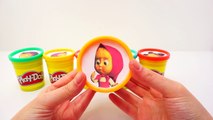 Masha and The Bear Surprise Play-Doh Cans Surprise Eggs, Disney Princess Caillou Littlest Pet Shop