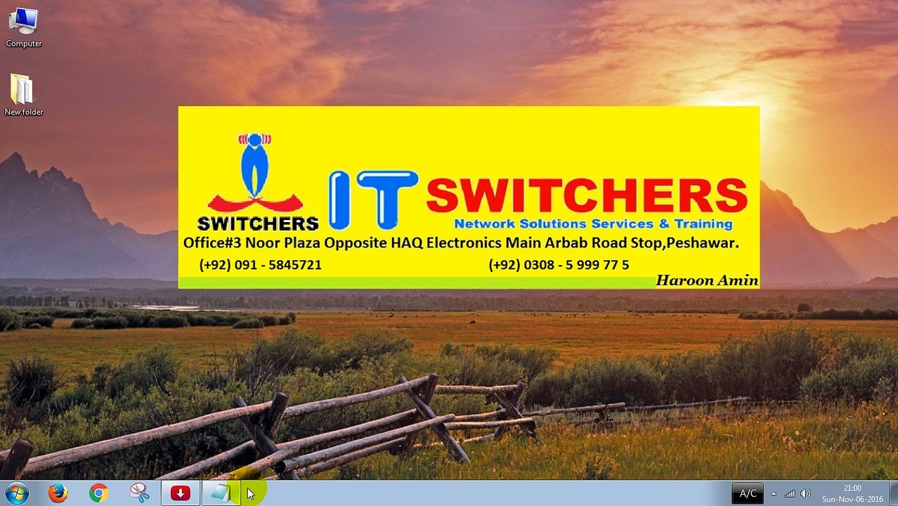 How to create Ad-Hoc Network on windows 7