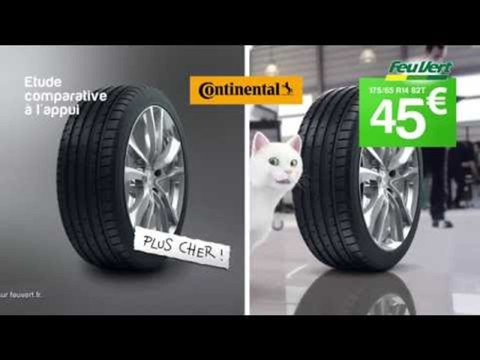 Publicité TV - Les Pneus moins chers avec Feu Vert : "On est là !" (juin 2015)