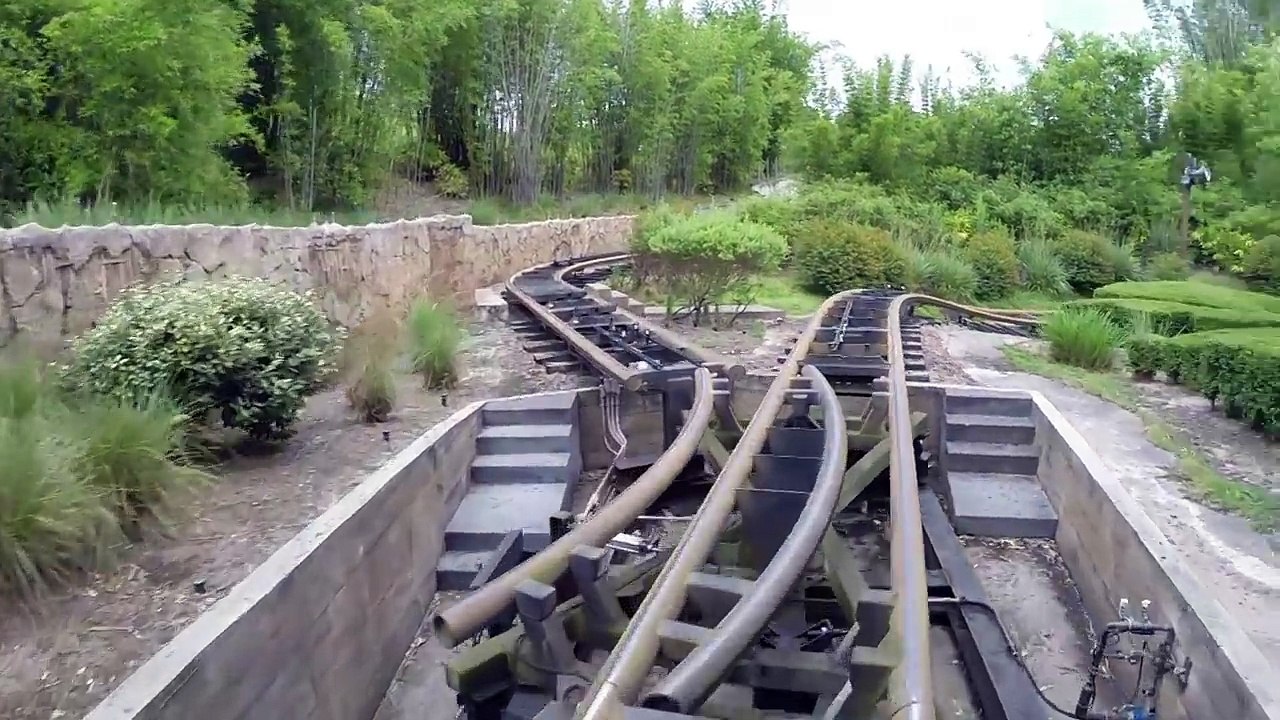 Terrifying Expedition Everest Ride POV W Broken Track Missing! Animal Kingdom Walt Disney World