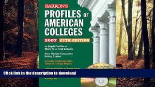 FAVORIT BOOK Profiles of American Colleges with CD-ROM (Barron s Profiles of American Colleges)