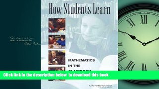 Buy NOW National Research Council How Students Learn: Mathematics in the Classroom (National