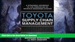 FAVORITE BOOK  Toyota Supply Chain Management: A Strategic Approach to Toyota s Renowned System
