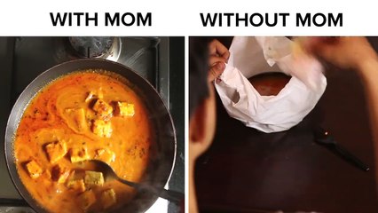 With Mom VS. Without Mom