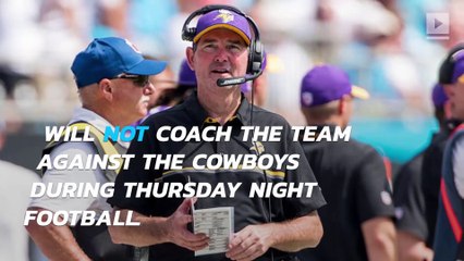Vikings' head coach Mike Zimmer had emergency eye surgery last night