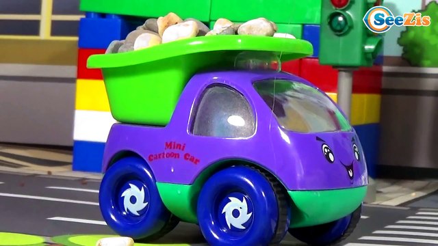 Грузовик и его друзья спешат на помощь Спасательная техника Видео для детей. Серия 25