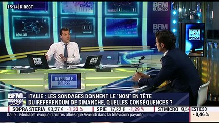 Les tendances sur les marchés: Quelles conséquences en cas de victoire du "non" au référendum italien ? - 01/12