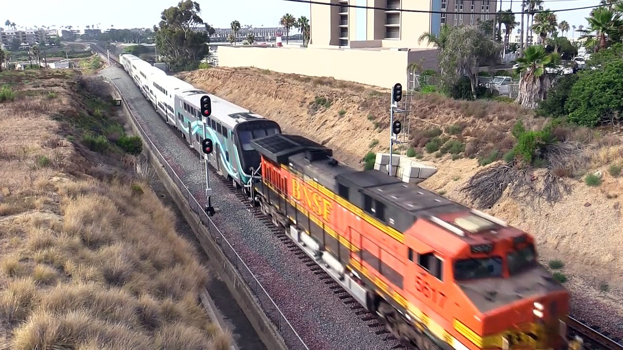 BNSF Freight Locomotives on Metrolink Commuter Trains