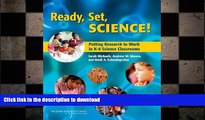 FAVORIT BOOK Ready, Set, SCIENCE!: Putting Research to Work in K-8 Science Classrooms READ EBOOK