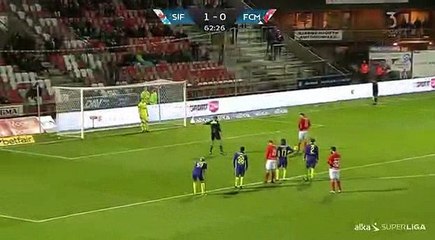 Nicklas Helenius Penalty Goal HD - Silkeborg 2 - 0	Midtjylland 01.12.2016