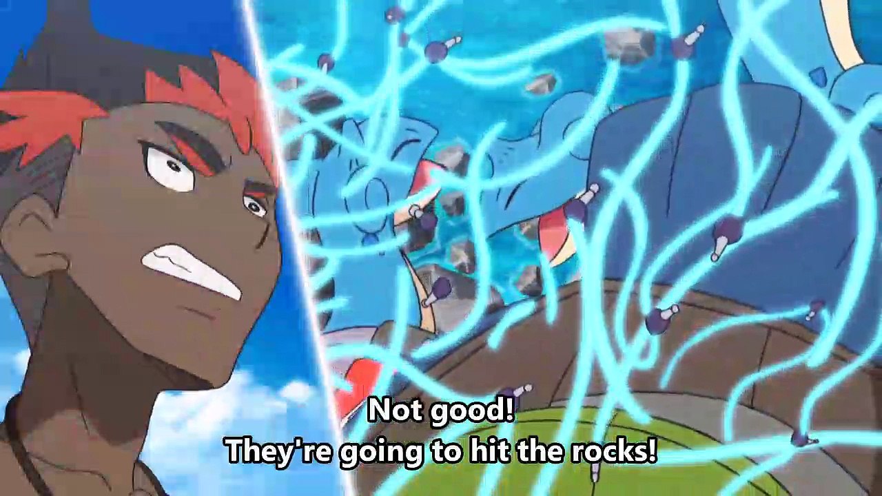 Pokemon Sun and Moon Episode 5 Kiteruguma helps Team Rocket