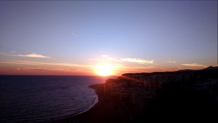 TimeLapse, Posta de Sol, Sant Pol de Mar ( lluna créixent )