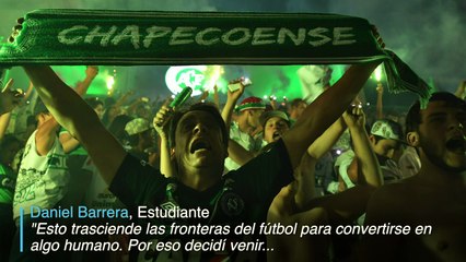 Chapecó y Medellín honraron a víctimas de tragedia aérea