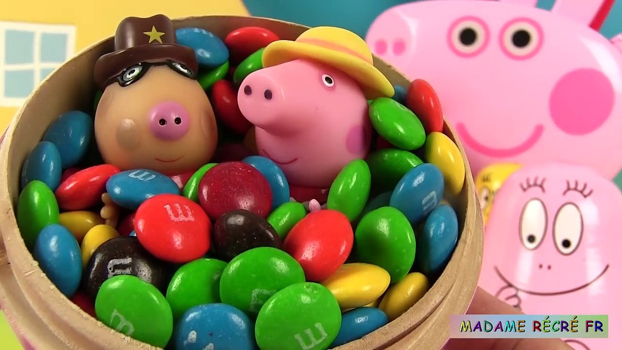 Barbapapa Poupées Russes Nesting dolls M&Ms Peppa Pig Surprises Vidéos de Bébés
