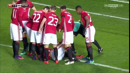 Manchester United vs West Ham 4-1 Highlights (EFL Cup) - Nov, 302016