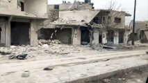 Syrie : Destruction du quartier de Hanano à Alep