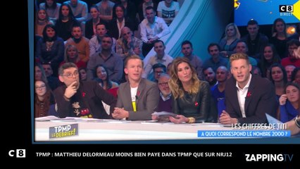 TPMP : Matthieu Delormeau moins bien payé que sur NRJ12 ? Sa révélation choc (Vidéo)