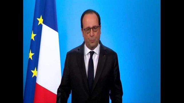 François Hollande : J'ai décidé de ne pas être candidat à l'élection présidentielle.