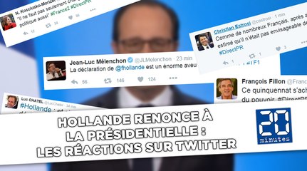 Hollande renonce à la présidentielle : Les réactions sur Twitter