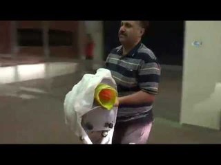 Kolunu Kaptırdığı Kıyma Makinesiyle Hastaneye Getirildi