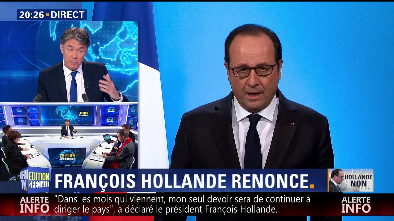 Hollande renonce à être candidat: "C'est un aveu d'échec", Bruno Retailleau