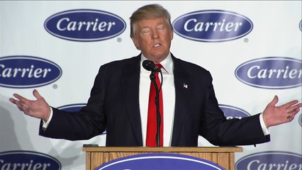 Trump says he decided to call Carrier after television news report