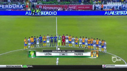 Resumen del partido Leon 0 - 1 Tigres Semifinal de Ida Apertura 2016