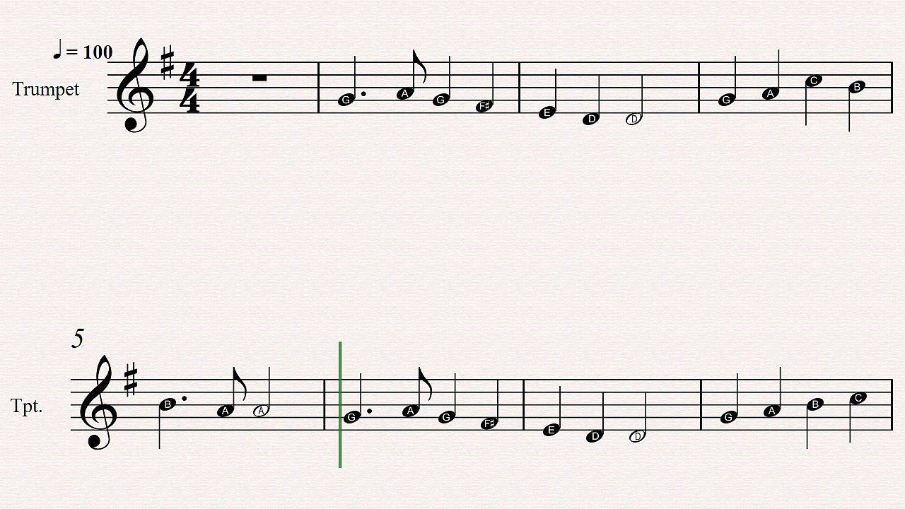 Trumpet Christmas Sheet Music: See Amid The Win...
