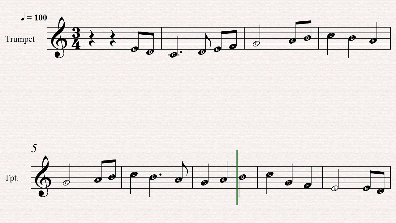 Trumpet Christmas Sheet Music: The First Noel