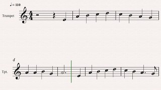 Trumpet Christmas Sheet Music: The Huron Carol