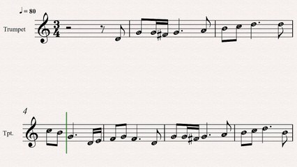 Trumpet Christmas Sheet Music: The Wexford Carol