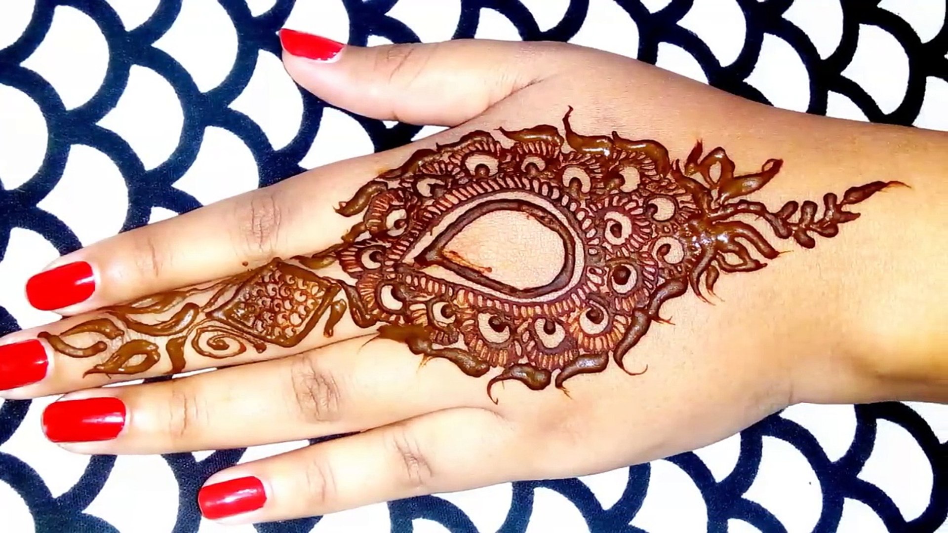 Dubai Mehndi Design Gulf Henna Pattern - Naush Artistica