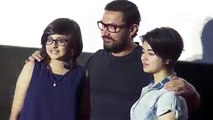 Aamir Khan With His CUTE Daughters / Actress In Dangal Movie