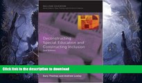 Buy books  Deconstructing Special Education and Constructing Inclusion (Inclusive Education)