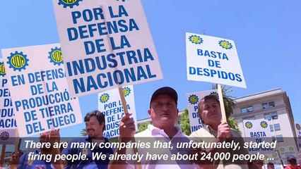 Metalworkers march in Buenos Aires against layoffs, imports