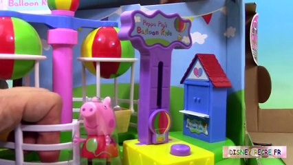 Peppa Pig Les Montgolfières et Barbapapa ♥ Peppa Pig Balloon Ride Theme Park