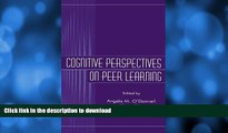 Best book  Cognitive Perspectives on Peer Learning (Rutgers Invitational Symposium on Education
