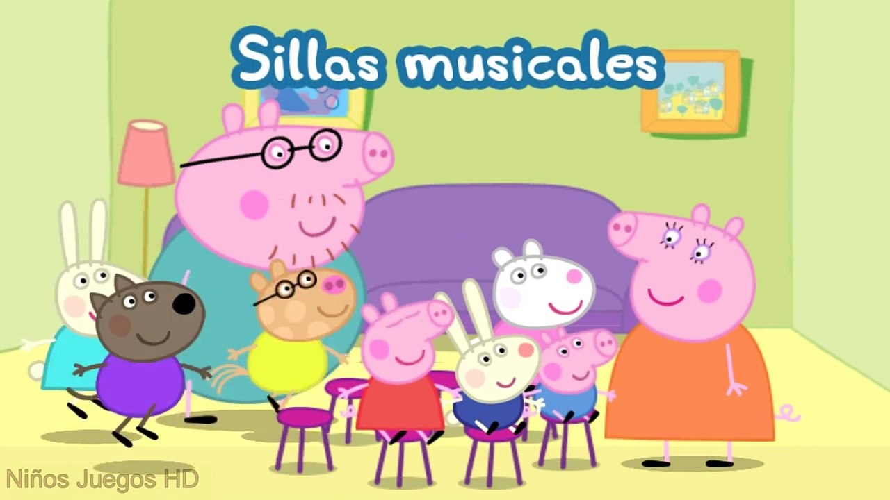 Peppa Pig en Español - La Fiesta de Peppa - Sillas Musicales - Mejores Demos Para Niños