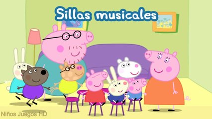 Peppa Pig en Español - La Fiesta de Peppa - Sillas Musicales - Mejores Demos Para Niños